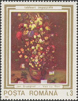 Stamp illustration: Velvet Brueghel