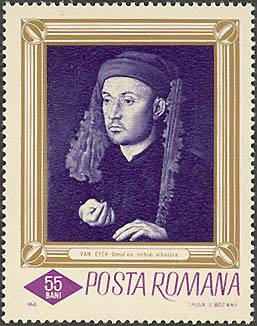 Stamp illustration: Van Eyck