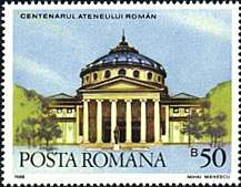 Romania, 1988. Anniversaries. Athenaeum 100 years. Sc. 3541