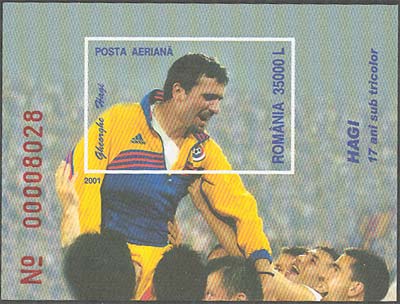 2001. Football player Gherghe Hagi