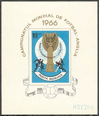 Stamp illustration: Soccer World Championships - 1