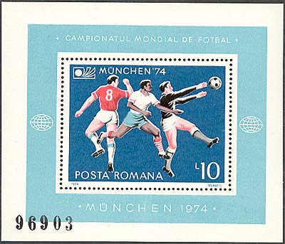 Stamp illustration: Soccer World Championships - 2