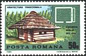 Romania, 1989. Architecture. 17th Century, Zapodeni, Vaslui. Sc. 3549
