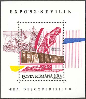 1992. Expo '92, Sevilla. Brancusi: Prayer Sculpture. Sc. 3768.