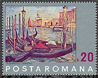 1972, Save Venice. Sea painting, by N. Darascu. Private collection. Sc. 2375.