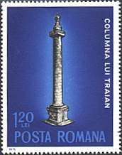 Romania, 1975. Roman Monuments. Trajan's Column, Sc. 2564