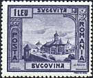 Romania. 1941, Dec.1. Bucovina. Sucevita Monastery. Sc. 522.