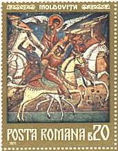 Romania, 1971. Frescoes. The St. Three Kings. Sc. 2302
