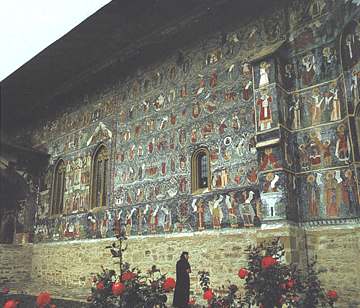 Sucevita Monastery. Painted Outer Wall