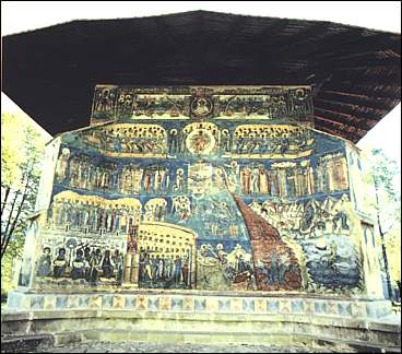Voronet Monastery. Outer Wall Fresco