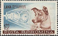 Romania, 1957. Laica and Soyuz II. Sc. 200 - 1201. Mi. 1684-85.